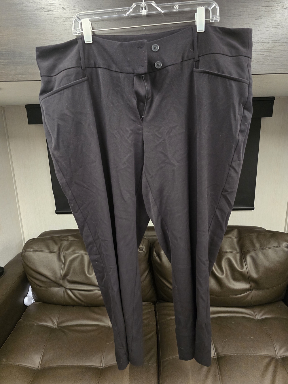 Rafaella Black Women’s Straight-Leg Dress Pants